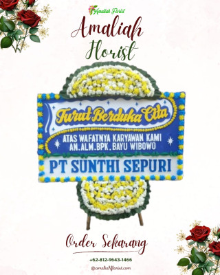 Papan Bunga Duka di Dokome