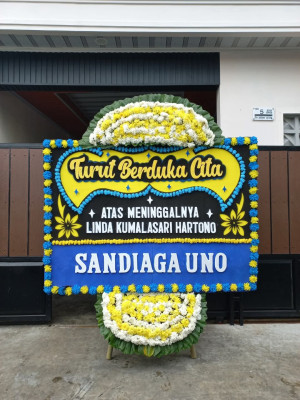 Papan Bunga Duka di Dokome